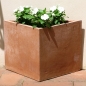 Preview: Dreieckiger Design Blumentopf Terracotta - Tri-Angolo