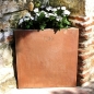 Preview: Dreieckiger Design Blumentopf Terracotta - Tri-Angolo