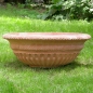 Preview: Edle Terracotta Pflanzschale - Fiorera decorata