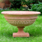 Preview: Edler großer Terracotta Pokal - Alzata Decorata
