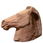 Mobile Preview: Terracotta Pferdedekor für die Wand