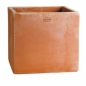 Preview: Moderner quadratischer Terracotta-Blumentopf aus Impruneta