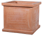 Preview: Quadratischer Terracotta Blumenkasten Cassetta Quadrata Masini