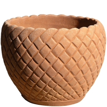 Preview: Impruneta Topf mit Muster