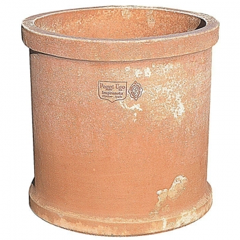 Edler Terracotta Zylinder Impruneta - Cilindro con bordi