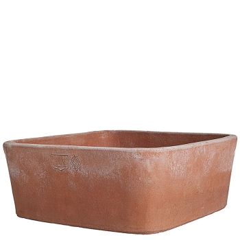 Flacher, moderner Terracotta Kasten - Fiorile