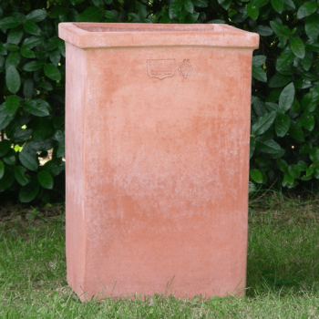 hoher Blumenkasten Terracotta