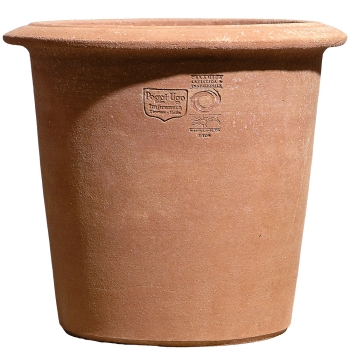 schlichte hohe Impruneta Vase