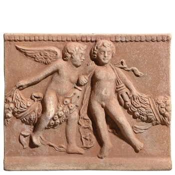 Preview: Particolare Danza Robbiana – Impruneta Terracotta Relief nach Andrea della Robbia