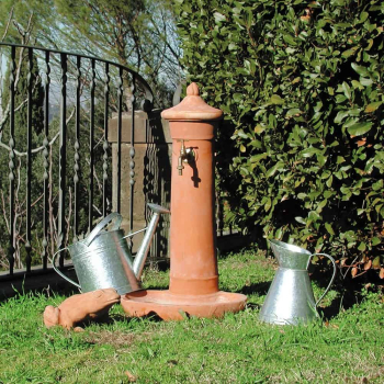 Preview: Fontanella aus Terracotta – Exklusiver Gartenbrunnen von Terrecotte Poggi Ugo