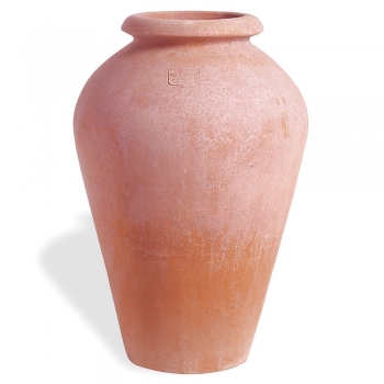 Schlichte und elegante Terracotta Amphore - Orcio ad anfora liscio