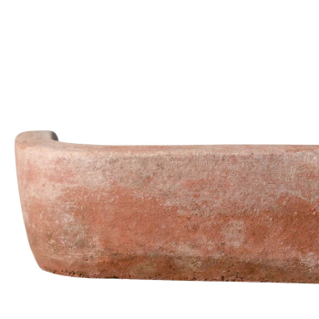 Preview: Eckiger Unterteller aus original Impruneta-Terracotta