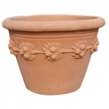 Terracottatopf mit Obstranke - Vaso con Frutta