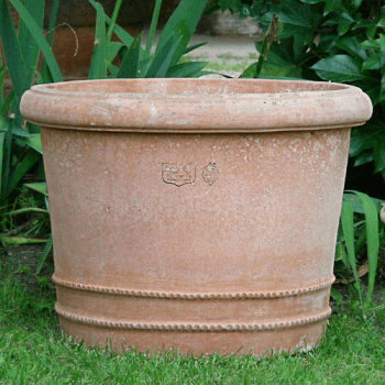 Italienischer Terracotta Kübel