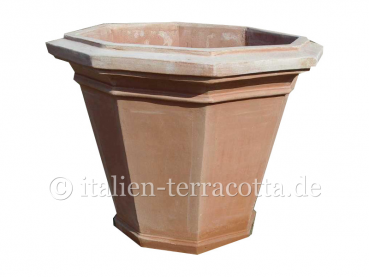 Achteckiger Pflanzkübel Terracotta - Vaso Ottagonale