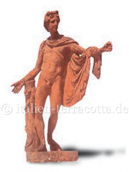 Terracotta Impruneta Statue - Apollo