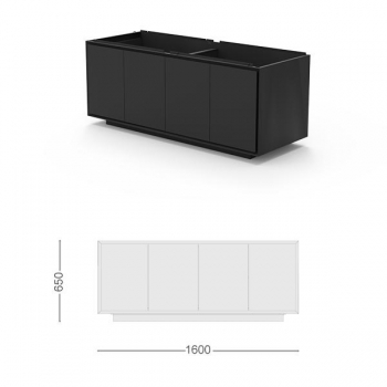 Moderne Outdoorküche mit 2 Modulen - Tikal by Talenti