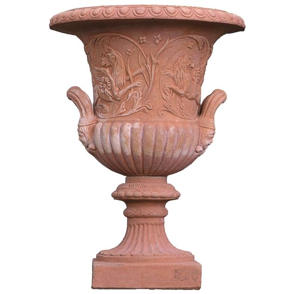 Hoher Impruneta Terracotta Pokal - Alzata medicea
