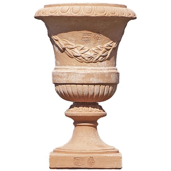 Klassischer Terracotta Pokal - Alzata Mughetto