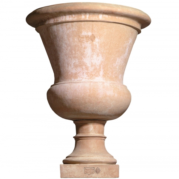 Grosser Impruneta Terracotta Pokal - Alzata A Campana
