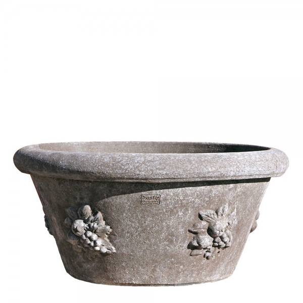 Terracotta Schale mit Obstdekor - Catino con frutta