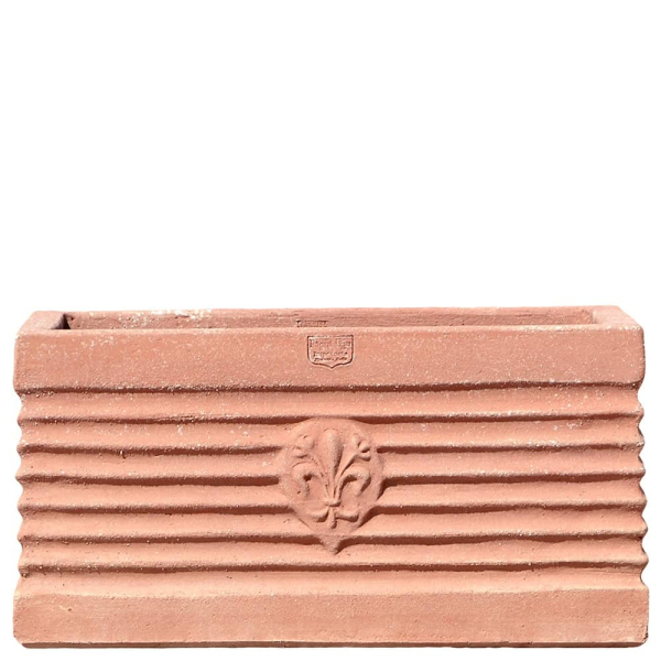 Balkonkasten mit Kannelluren und Lilie