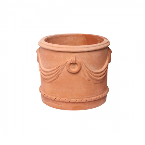 Terracotta Zylinder - Cilindro con drappi