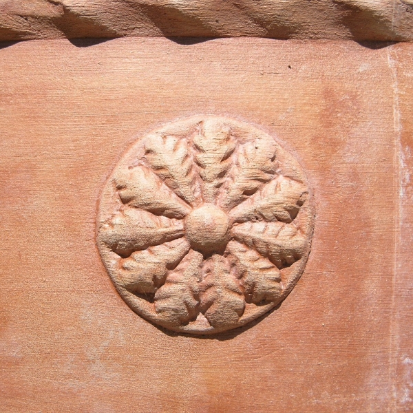 Detail Rosette Terracotta