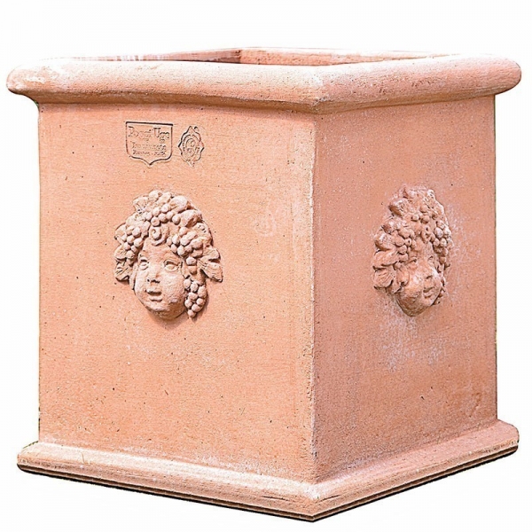 Terracotta Kasten mit Bacchus - Cassetta Orlo Tondo Con Bacco