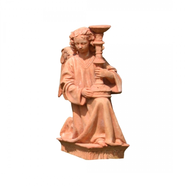 Statue Terracotta - Kniender Erzengel