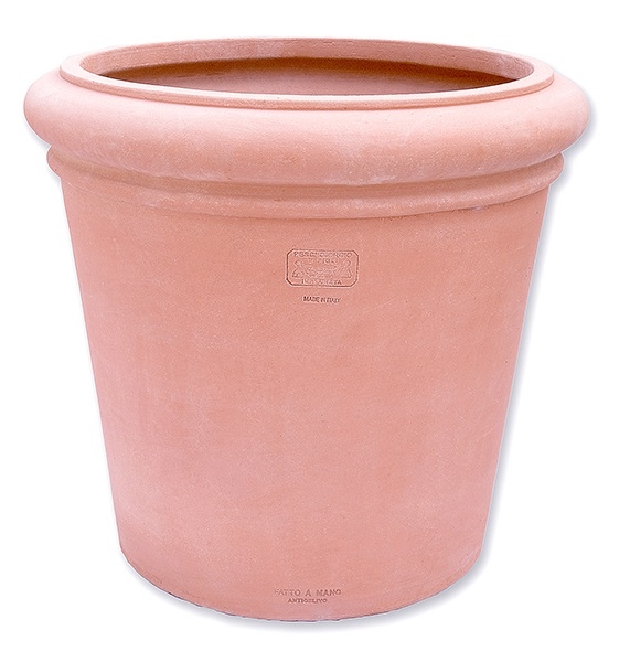 Massiver Terracotta Pflanztopf - Vaso liscio mastello