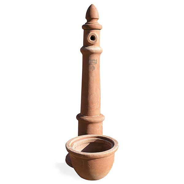 Terracotta Impruneta Brunnen - Fontanello con Pozzetto