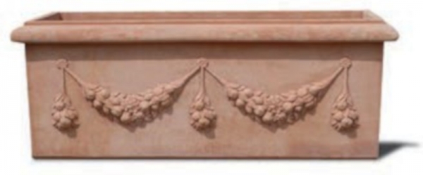 Kasten Impruneta Terracotta - Cassetta festonata REF