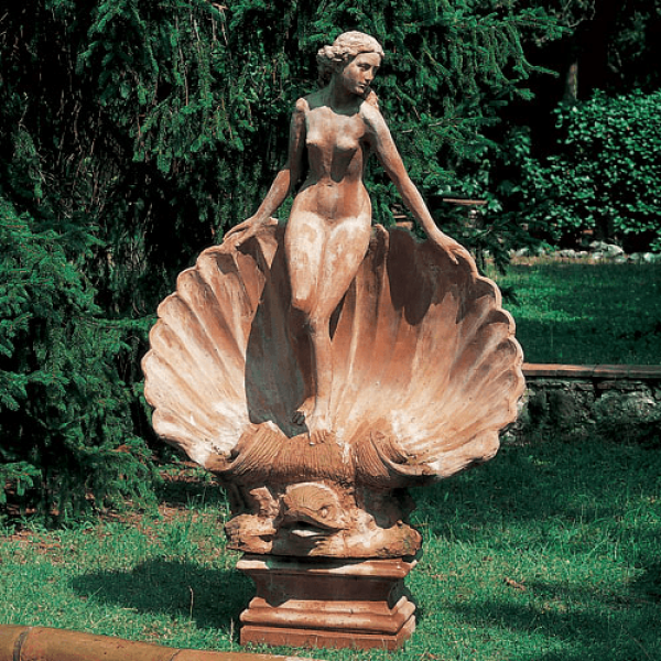 Statue Impruneta Venus in der Muschel - Donatello Gabrielli