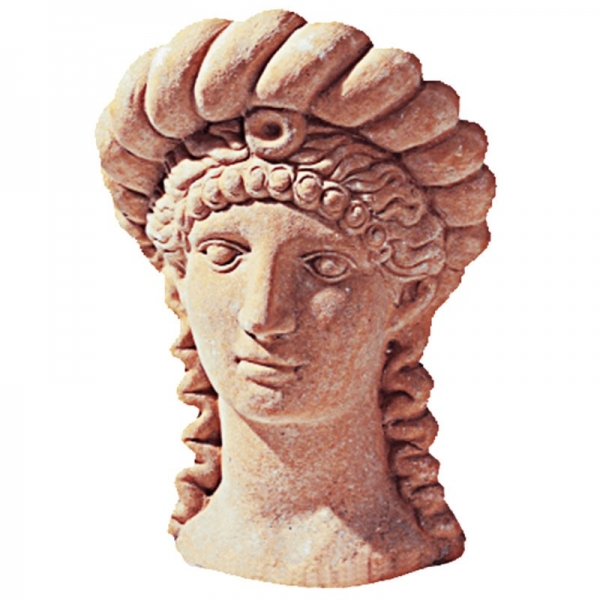 Terracotta Büste Etruskerin - Testa Di Etrusca