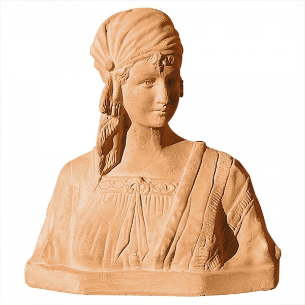 Terracotta Büste Zigeunerin - Busto Di Zingara
