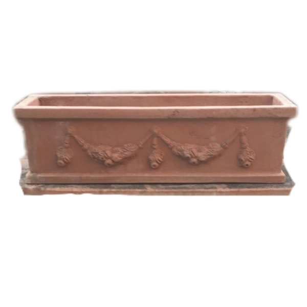 Schmaler Balkonkasten Impruneta Terracotta