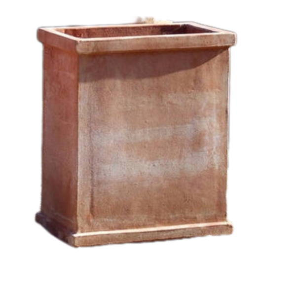 Terracotta Kasten für Rosen