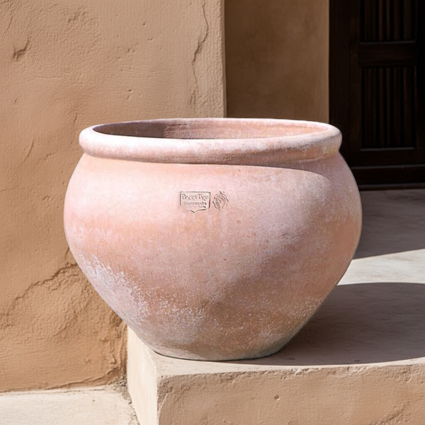 Massiver und moderner Terracottatopf Impruneta - Olla Romana
