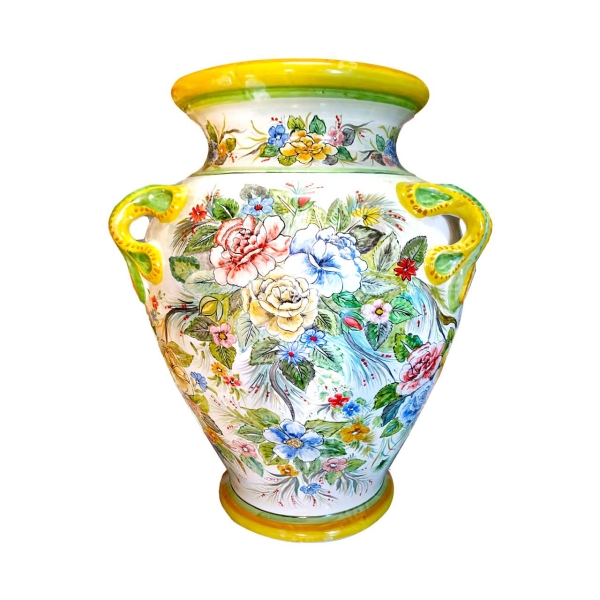Keramik Vase Blumen