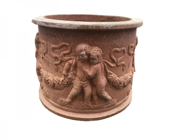 Impruneta Cylinder mit Engeln - Cilindro con putti nuovo