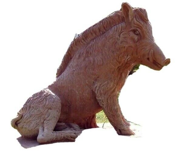 Riesiges Terracotta Wildschwein - Cinghiale