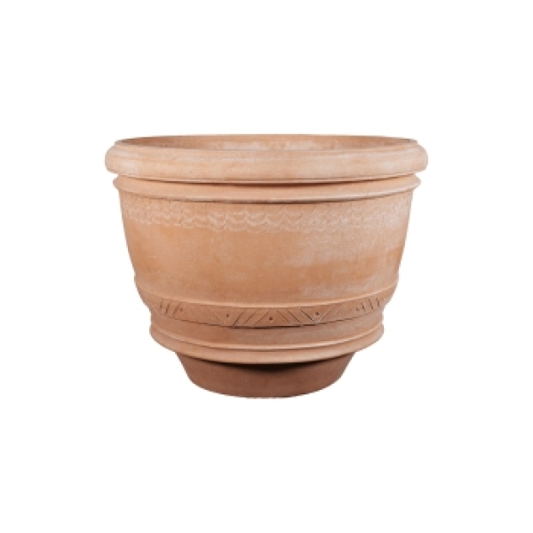 Klassische bauchige Impruneta Vase