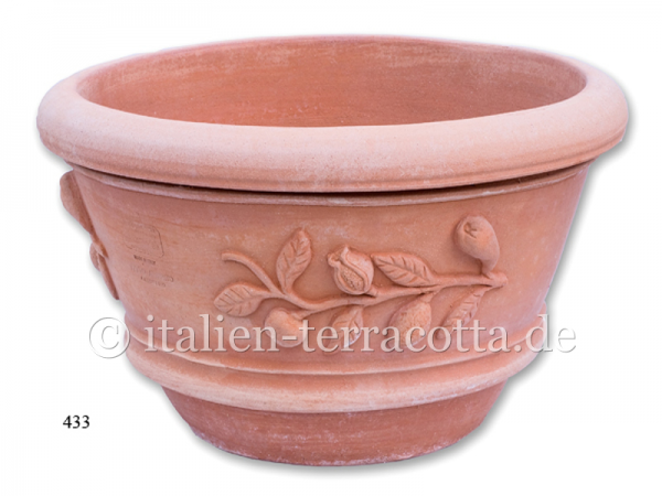 Pflanztopf Terracotta -Catino con frutta
