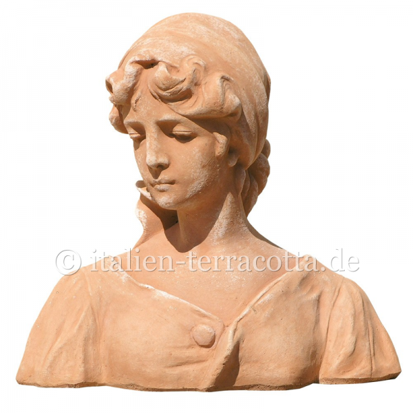 Impruneta Terracotta Büste - Busto Di Giovane Contadina