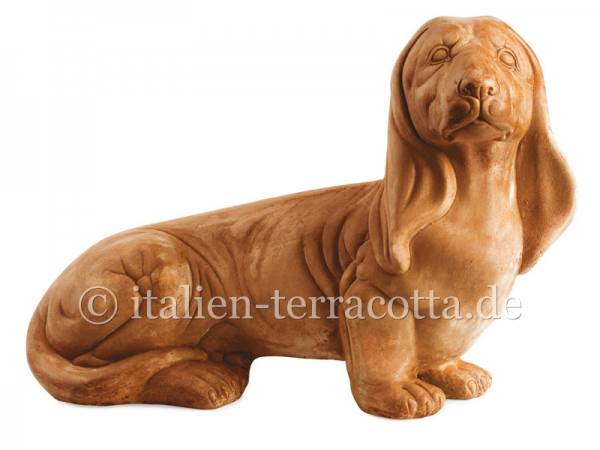 Terracotta Hund - Bassotto