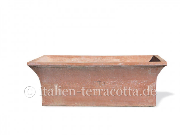 Moderner Terracotta Blumenkasten - Fiorera Francesca