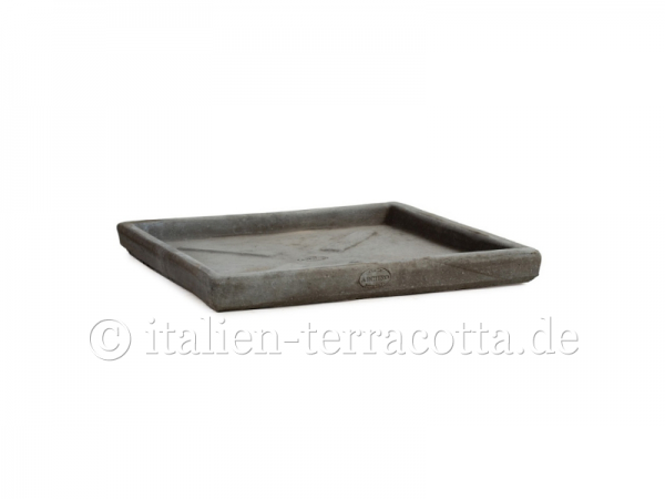 Impruneta Terracotta Teller quadratisch grau - Supporto Quadrato grau