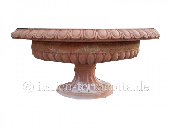 Edler großer Terracotta Pokal - Coppa Baccellata