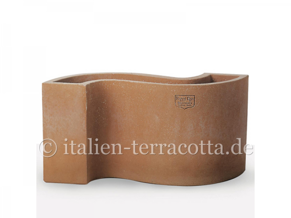 Moderner Terracottatopf - Onda